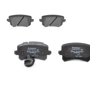 Zestaw klocków hamulcowych, hamulce tarczowe BOSCH 0 986 494 814 Wyprzedaż