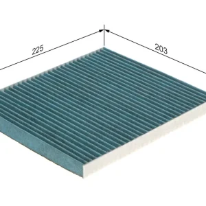 Filtr, wentylacja przestrzeni pasażerskiej BOSCH 0 986 628 556 Darmowy zwrot