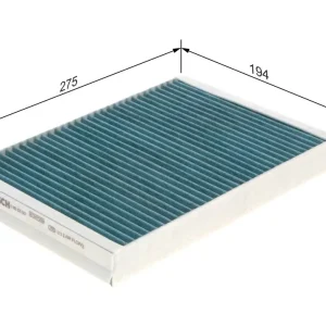 Zamów teraz Filtr, wentylacja przestrzeni pasażerskiej BOSCH 0 986 628 561