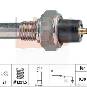 Do wyczerpania zapasów Włącznik ciśnieniowy oleju EPS 1.800.089