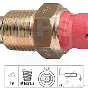 Czujnik, temperatura płynu chłodzącego EPS 1.830.000 Wysoka jakość