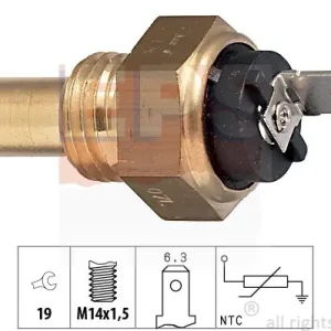 Wyjątkowa oferta Czujnik, temperatura płynu chłodzącego EPS 1.830.066