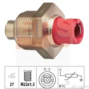 Czujnik, temperatura płynu chłodzącego EPS 1.830.087 Najlepsza cena