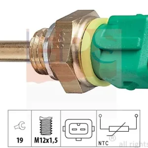 Bezpieczne zakupy Czujnik, temperatura płynu chłodzącego EPS 1.830.148