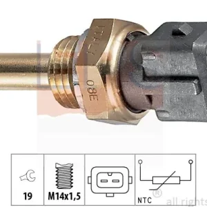 Czujnik, temperatura płynu chłodzącego EPS 1.830.176 Wysoka jakość