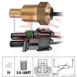 Czujnik, temperatura płynu chłodzącego EPS 1.830.307 Zamów teraz