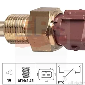Do wyczerpania zapasów Czujnik, temperatura płynu chłodzącego EPS 1.830.308