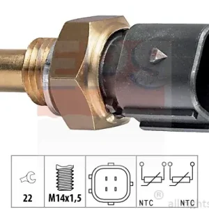 Czujnik, temperatura płynu chłodzącego EPS 1.830.316 Bezpieczna płatność