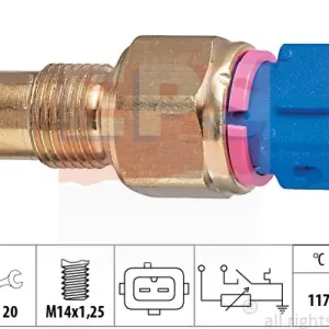 Czujnik, temperatura płynu chłodzącego EPS 1.830.553 Nie przegap