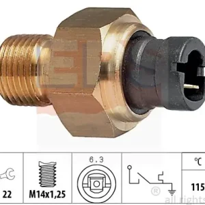 Włącznik temperaturowy, kontrolka płynu chłodzącego EPS 1.840.041 Okazja