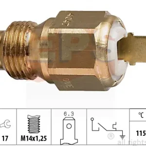 Ekspresowa dostawa Włącznik temperaturowy, kontrolka płynu chłodzącego EPS 1.840.047