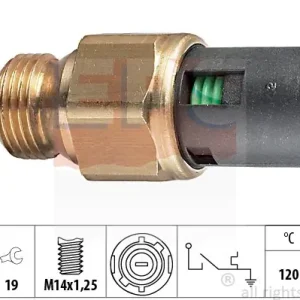 Ekspresowa dostawa Włącznik temperaturowy, kontrolka płynu chłodzącego EPS 1.840.048