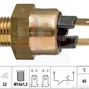 Włącznik temperaturowy, kontrolka płynu chłodzącego EPS 1.840.079 Super okazja