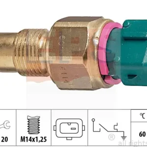 Wysoka jakość Włącznik temperaturowy, kontrolka płynu chłodzącego EPS 1.840.114