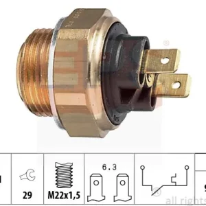 Darmowy zwrot Przełącznik termiczny, wentylator chłodnicy EPS 1.850.000