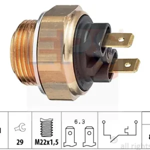 Cena promocyjna Przełącznik termiczny, wentylator chłodnicy EPS 1.850.004