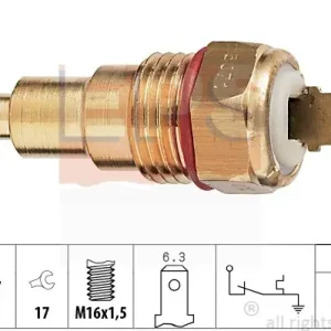 Do wyczerpania zapasów Przełącznik termiczny, wentylator chłodnicy EPS 1.850.071