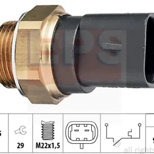 Ekspresowa dostawa Przełącznik termiczny, wentylator chłodnicy EPS 1.850.103