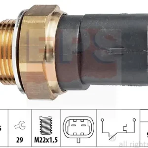 Taniej Przełącznik termiczny, wentylator chłodnicy EPS 1.850.136