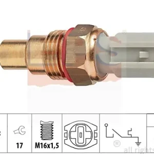 Bezpieczna płatność Przełącznik termiczny, wentylator chłodnicy EPS 1.850.205