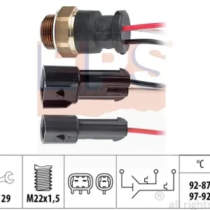 Taniej Przełącznik termiczny, wentylator chłodnicy EPS 1.850.610