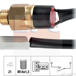 Darmowy zwrot Przełącznik, światło cofania EPS 1.860.121