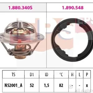 Darmowy zwrot Termostat, płyn chłodzący EPS 1.880.230
