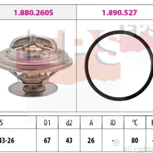 Termostat, płyn chłodzący EPS 1.880.260 Szybka dostawa