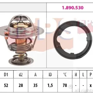 Termostat, płyn chłodzący EPS 1.880.267 Bestseller