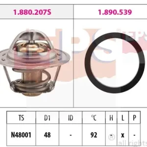 Termostat, płyn chłodzący EPS 1.880.295 Bezpieczne zakupy