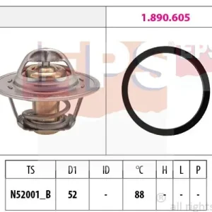 Darmowy zwrot Termostat, płyn chłodzący EPS 1.880.312