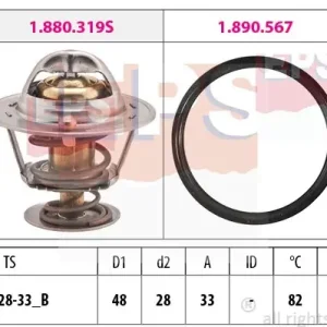 Termostat, płyn chłodzący EPS 1.880.319 Nowy