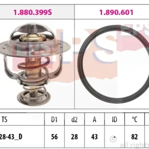 Termostat, płyn chłodzący EPS 1.880.404 Wysoka jakość