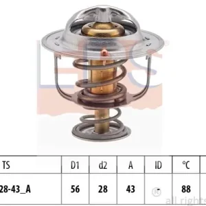Termostat, płyn chłodzący EPS 1.880.407S Tylko do końca tygodnia