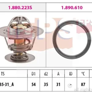 Darmowy zwrot Termostat, płyn chłodzący EPS 1.880.435