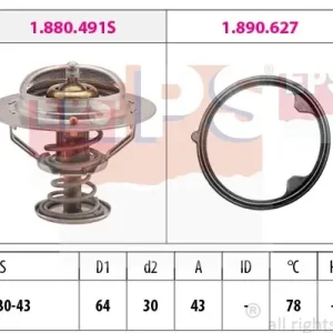 Termostat, płyn chłodzący EPS 1.880.491 Nowość