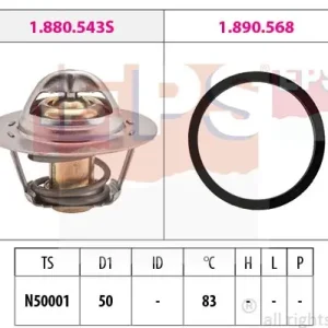 Wysoka jakość Termostat, płyn chłodzący EPS 1.880.543