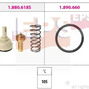 Termostat, płyn chłodzący EPS 1.880.618 Ekspresowa dostawa