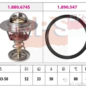 Termostat, płyn chłodzący EPS 1.880.674 Hit sprzedaży