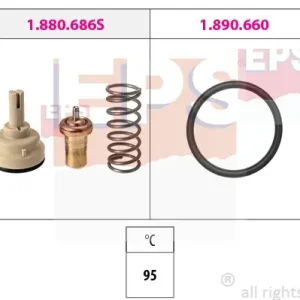 Termostat, płyn chłodzący EPS 1.880.686 Premium
