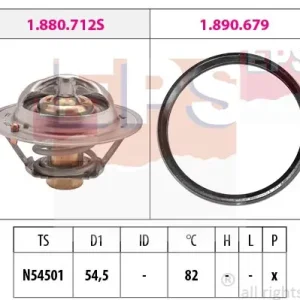Bezpieczna płatność Termostat, płyn chłodzący EPS 1.880.712