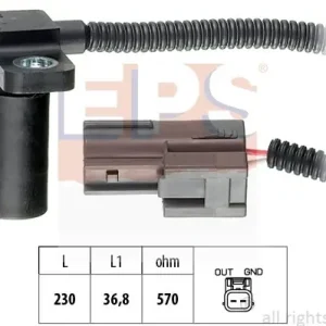 Czujnik prędkości obrotowej, automatyczna skrzynia biegów EPS 1.953.233 Szybka dostawa