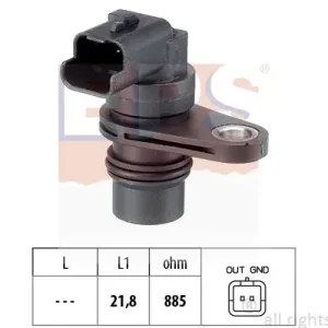 Czujnik, prędkość obrotowa silnika EPS 1.953.487 Szybka dostawa