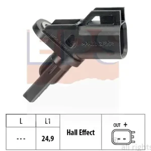Czujnik, prędkość obrotowa koła EPS 1.960.001 Rabat