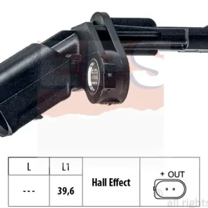 Czujnik, prędkość obrotowa koła EPS 1.960.009 Darmowy zwrot