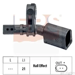 Czujnik, prędkość obrotowa koła EPS 1.960.010 Bezpieczne zakupy