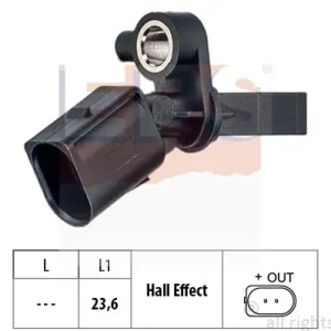 Wyprzedaż Czujnik, prędkość obrotowa koła EPS 1.960.013