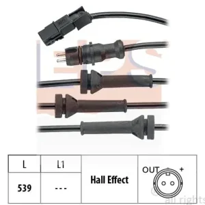 Czujnik, prędkość obrotowa koła EPS 1.960.054 Super okazja