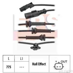 Dostępne od ręki Czujnik, prędkość obrotowa koła EPS 1.960.055