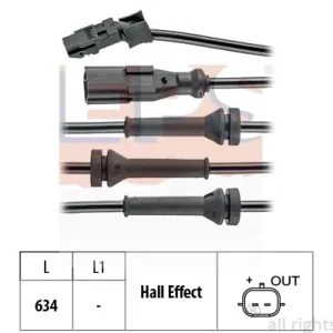 Czujnik, prędkość obrotowa koła EPS 1.960.056 Premium